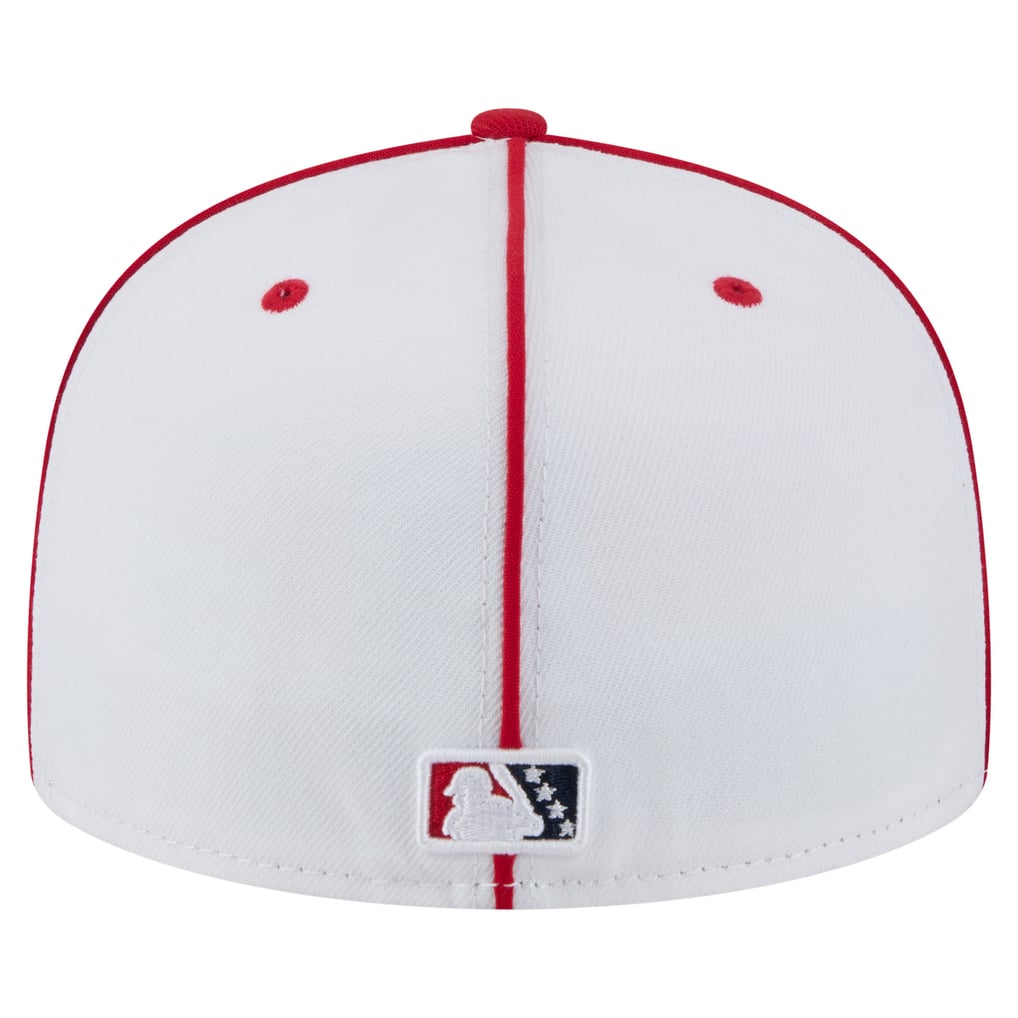  Memphis Redbirds New Era Authentic Collection 59FIFTY Fitted Hat - White/Red